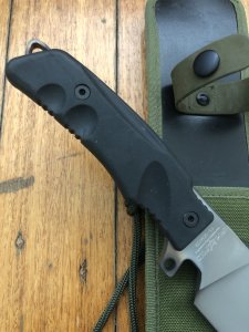 FOX KNIVES:  Fox FX9CM02B GOLOK HITAM Machete with Tactical Webbing Sheath