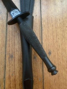 J.NOWILL & SONS  J.ADAMS SHEFFIELD ENGLAND BLACK FS COMMANDO KNIFE