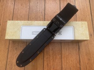 Ka-Bar Knife: Kabar EK44 Double Edged Commando Knife In Tactical Sheath
