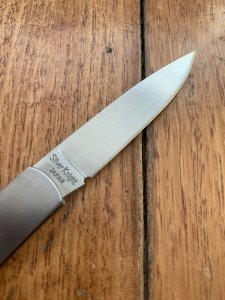 GERBER Silver Knight Japan Stainless Frame Lock Back Folding Knife