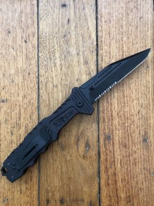 Dark Operations StratoFighter Drop Point Rescue/Tactical Folding Lock Knife