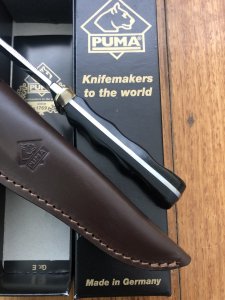 Puma Knife: Puma Special Oryx Edition Jagdnicker Hunters Pal with Brown Leather Sheath