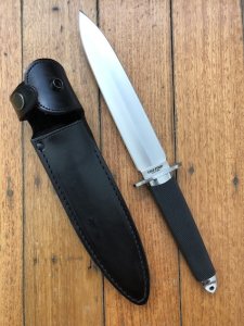 COLD STEEL Japanese made TAI-PAN VG-I SAN MAI Spear Point Dagger in Leather Sheath