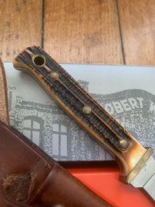 Robert Klaas Puma Hunters Pal Copy with Jigged Bone Handle in original Sheath and Box