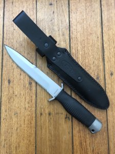 Karatel-1 Merita-K Cobra Russian Hand Made Tactical Combat Knife with Leather Sheath