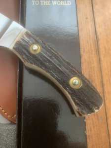 Puma Knife: Puma 1990's Skinmaster with Stag Handle & Black Box