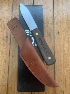 Ontario 2022 Model Old Hickory Fish & Small Game Knife with Leather Sheath