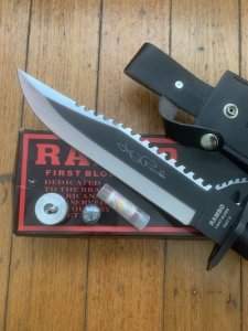 RAMBO II First Blood Survival Bowie Knife