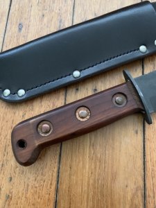 J.NOWILL & SONS / J.ADAMS SHEFFIELD ENGLAND 1993 BRITISH MOD SURVIVAL KNIFE