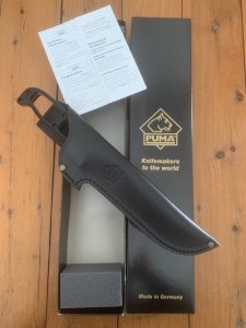Puma Knife: Puma 2026 Model German GEK Expedition Knife in Black Box