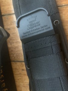 Kizlyar Knife: Kizlyar Original Aggressor D2 Semi-Tanto Blade with Kraton Handle