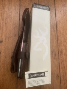Browning Knife Rare Limited Edition Buck Mark Gut Hook Knife 729/1000