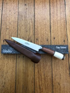 Linder Gaucho 4 Knife with Rosewood and Bone Handle