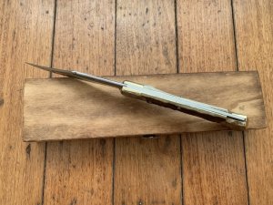 Puma Knife: Puma 1975 Special Edition Emperor 915 Folding Knife with Stag Antler Handle in Puma Wooden Box