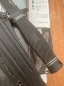 SOG Vintage Original Black Daggert- 2 Commando Dagger with Kydex Tactical Sheath