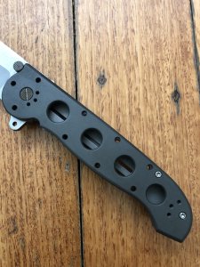 CRKT M21 METAL FRAME MILITARY SPEAR POINT FOLDING LOCK KNIFE