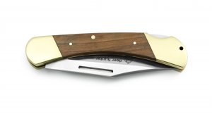 Puma Knife: 2018 Puma Deer Hunter Full Sized Folding Lock Knife with Plumwood Handle
