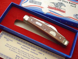 Boker USA made American Story II Pony Express 4 Blade Congress knife