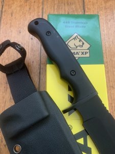 Puma XP Shadowcat Tactical Knife with G10 Black Handle and Kydex Sheath