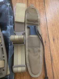 Gerber Model LMF II Drop Point Military Knife in Thigh Sheath & Rope Cutter