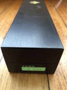 Puma Knife: Puma 2006 Rare Model Amicus with Black Handle and Display Box