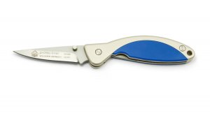 Puma Knife: Puma Protec Liner Lock Blue Handled Knife