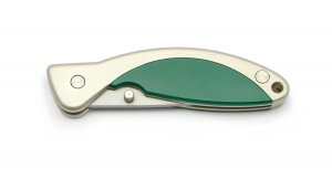 Puma Knife: Puma Protec Liner Lock Green Handled Knife