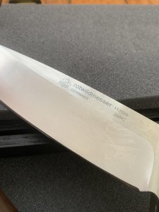 Puma Knife: Puma Limited Edition 113598 Model Rotwildmesser Handmade Knife with Stag Antler Handle