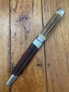Puma Knife: Puma 1980 Vintage 3573 Boot Knife with Stag Handle & Original Sheath #14081