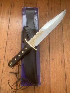 Linder YUKON Solingen Germany Big Bowie Knife