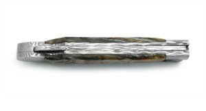 Puma Knife: Puma Medici 2024 Special Limited Edition, Damascus, Mammoth Tooth and Gold Etching in Display Box 0/50