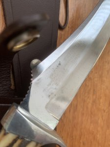 Puma Knife: Puma Vintage 1969 Skinner Handmade Knife with Stag Antler Handle & Sheath