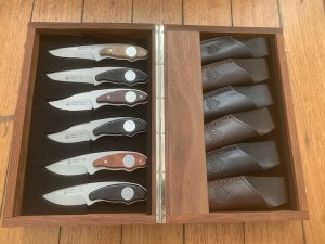 Puma Snake Set of 6 - Early 2000's Knife Set in Puma Display Box