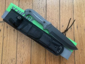 Schrade Knife: Schrade SCHF52M Drop Point Knife With Black Tactical Sheath