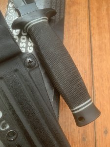 SOG Vintage Original Black Daggert- 1 Commando Dagger with Kydex Tactical Sheath