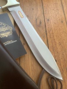 Puma Knife: Puma IP LongHorn Boar & Deer Hunter with Stag Antler Handle