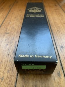 Puma Knife: Puma Pro Hunter Gut Hook Knife 2007 with Stag Antler Handle and Box