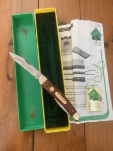 Puma Model 835 Junior 1982 Folding Lock Knife in original box & Warranty #27282