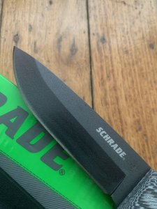 Schrade Knife: Schrade Frontier Knife With Ferro Rod and Kydex Sheath