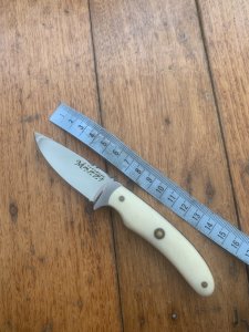 MAFFI SYDNEY AUSTRALIA Small Bone Handled Fixed Blade Knife
