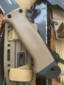 Gerber Model LMF II Drop Point Military Knife in Thigh Sheath & Rope Cutter