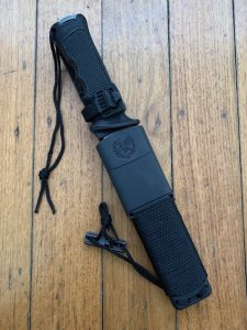 Aitor ZAPADOR Jungle Knife in Black Polymer Sheath