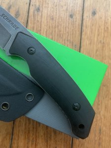 Schrade Knife: Schrade SCHF13 Tactical Drop Point Knife With Kydex Sheath