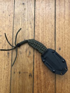 CRKT COVERT TRIUMPH TACTICAL MILITARY TANTO BLACK BLADE NECK/BOOT KNIFE