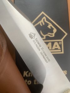 Puma Knife: Puma 2002 Bowie II Special Edition Handmade Knife with Stag Antler Handle