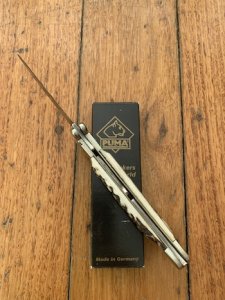 Puma Knife: Puma Large Medici Lock back Knife with Stag Handle 2007