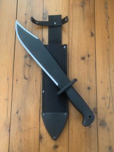 COLD STEEL Black Bear Bowie Knife in Cor-Ex™ Sheath