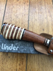 Linder Gaucho 2 Knife with Rosewood and Rubber Wood Handle