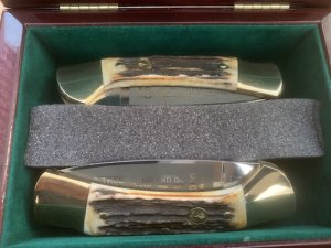 A Pair of Boker Tree brand Classic 4000 Solingen German Lock Knives in Display Box