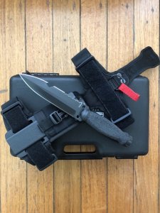 Extrema Ratio Ultramarine Con Asola Scuba Knife in Case